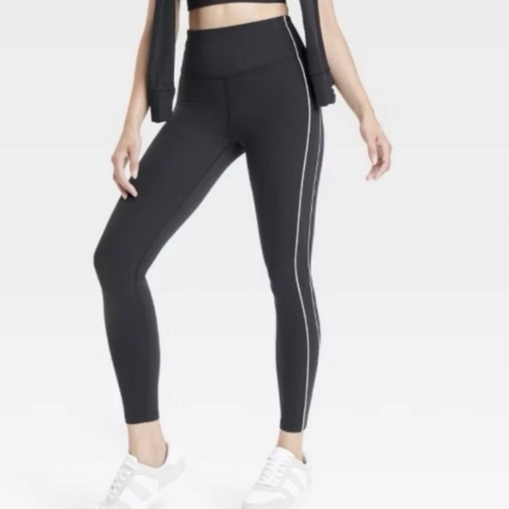 All in motion women’s plus size XXL High-Waisted Black Leggings 7/8 active gym